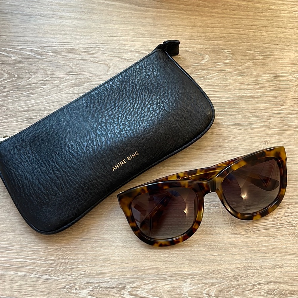 Anine Bing Tortoise Sunglasses